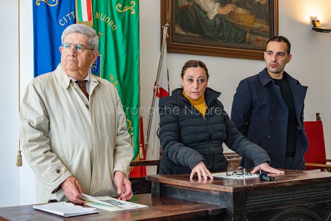 Un momento della conferenza stampa (foto S.Novellu)