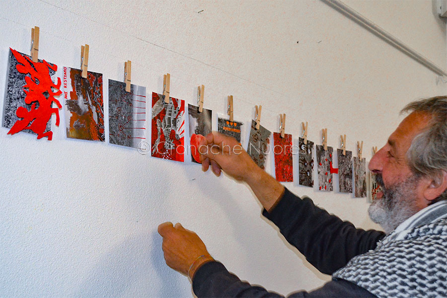 Trenta artisti nuoresi aderiscono alla mostra una cartolina da Gaza per Gaza