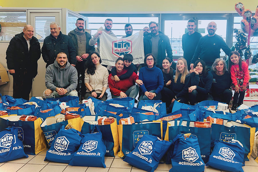 Nuoro solidale con le ACLI: oltre cento spese consegnate per le festività