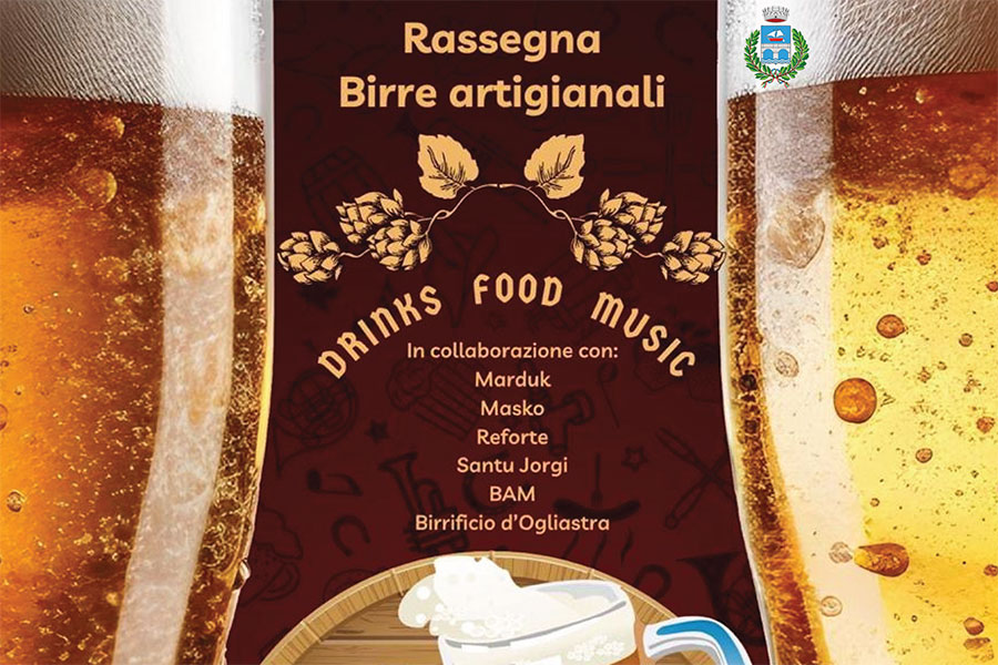 “96 Luppoli”: Orosei  brinda con la birra artigianale sarda e musica live