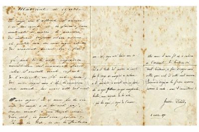 Manoscritto di Mattinata di Marzo, di G.Daledda