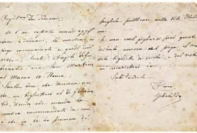 La lettera di Deledda a Gallisai