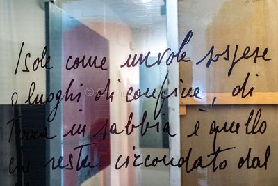 L'ingresso alla mostra 