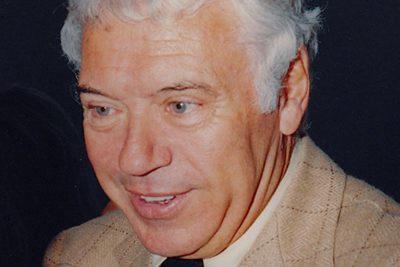 Il tennista Nicola Pietrangeli