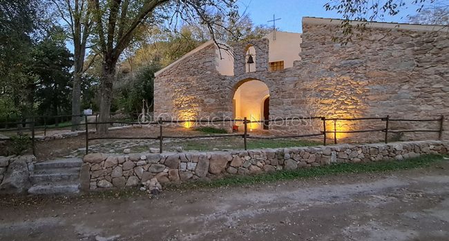 La chiesa di Valverde dopo il restauro