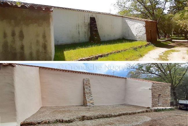 La chiesa di Valverde prima e dopo il restauro