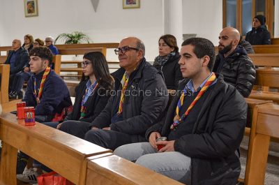 La lampada della pace a Nuoro