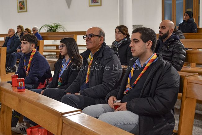 La lampada della pace a Nuoro