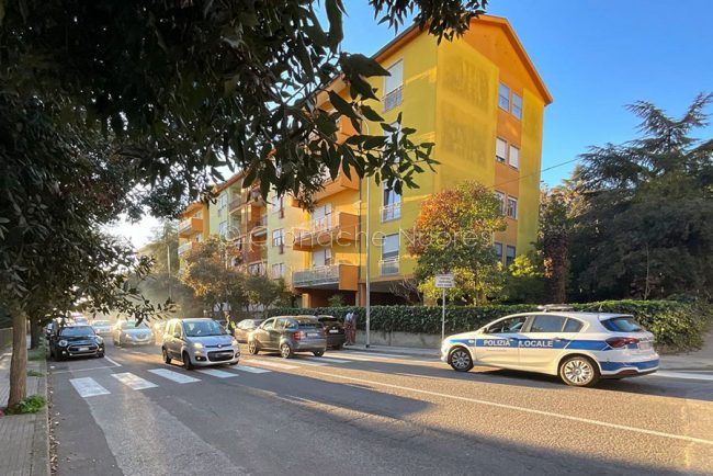 La scena dell'incidente