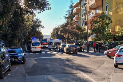 La scena dell'incidente