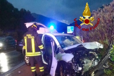 La scena dell'incidente