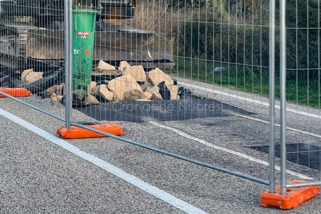 Lavori sulla Statale 125