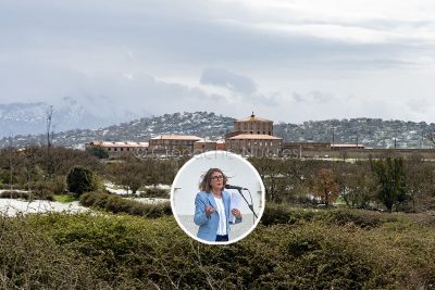 Nel riquadro la garante dei detenuti Giovanna Serra