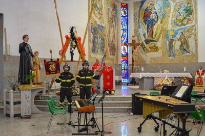 Nuoro, i VVF festeggiano Santa Barbara (foto F.Nieddu)