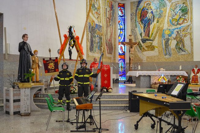 Nuoro, i VVF festeggiano Santa Barbara (foto F.Nieddu)