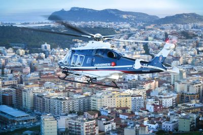 Perlustrazione aerea dei Carabinieri