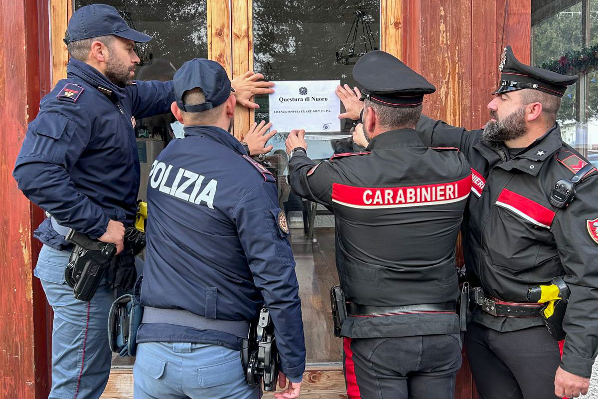 Sospesa la licenza al bar di Silanus dopo l’aggressione alle forze dell’ordine a Natale