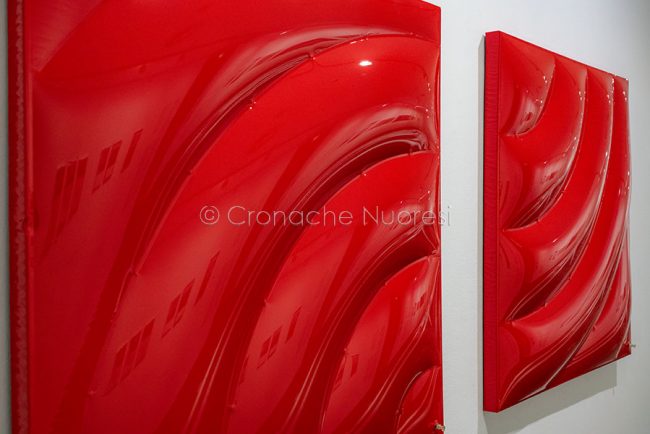 Un'opera di Franco Mazzucchelli (foto S.Novellu)