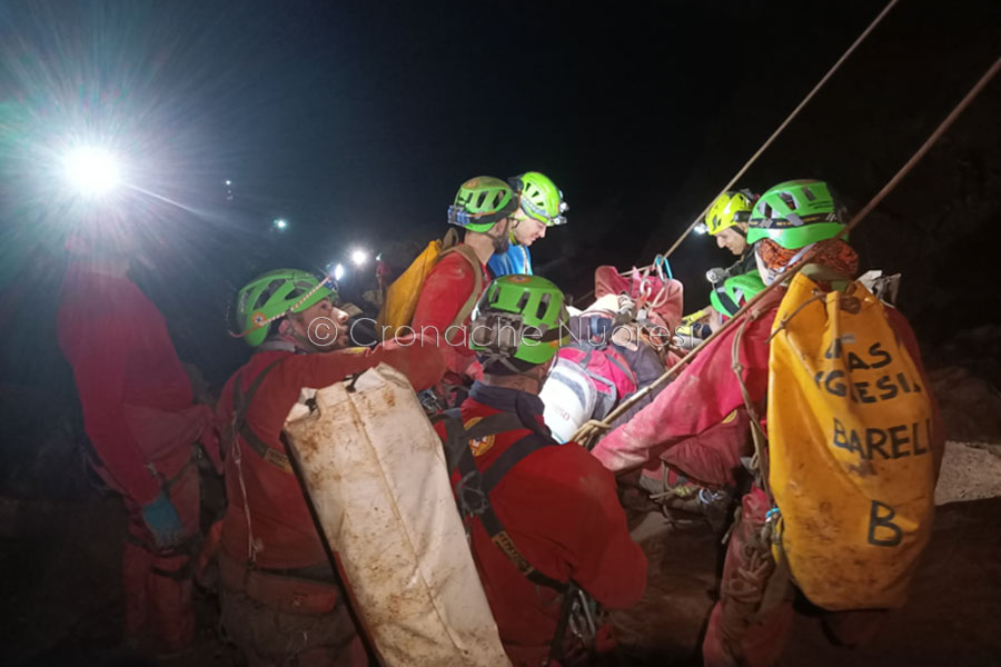 Conclusa la maxi esercitazione a Oliena: in campo 165 tecnici del Soccorso Alpino