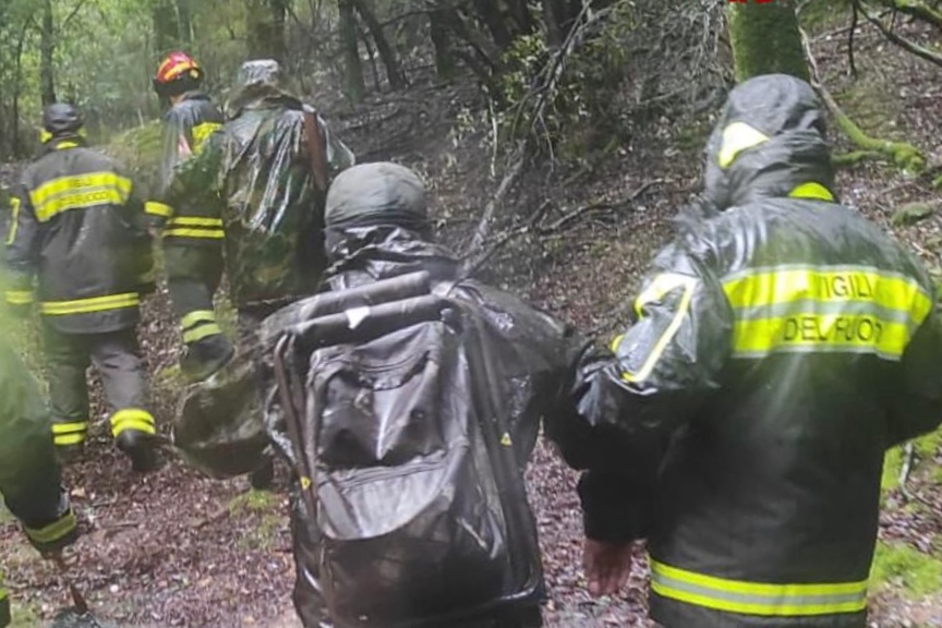 Si perdono a causa del maltempo: cacciatori recuperati dai VVF