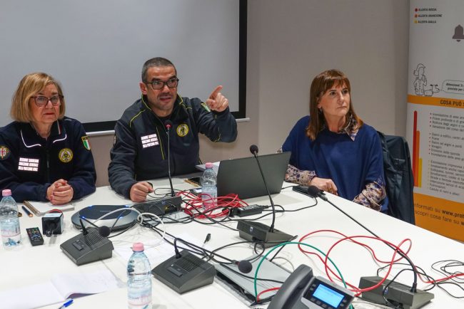 Il COC per l'allerta meteo