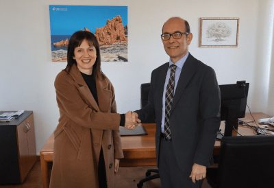 La dott.ssa Sara Sanna e il Dg ASL Andrea Fabbo