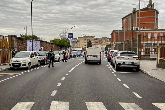 La scena dell'incidente