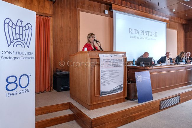L'intervento di Rita Pintore - SPRESAL (foto S.Novelllu)