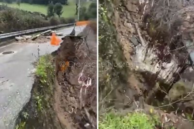 Orgosolo, franca nella strada di Santu Naniu
