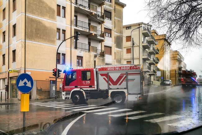 Un intervento dei Vigili del fuoco (foto S.Novellu)