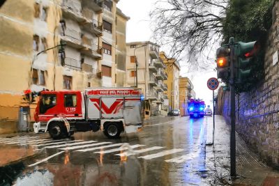 Un intervento dei Vigili del fuoco (foto S.Novellu)