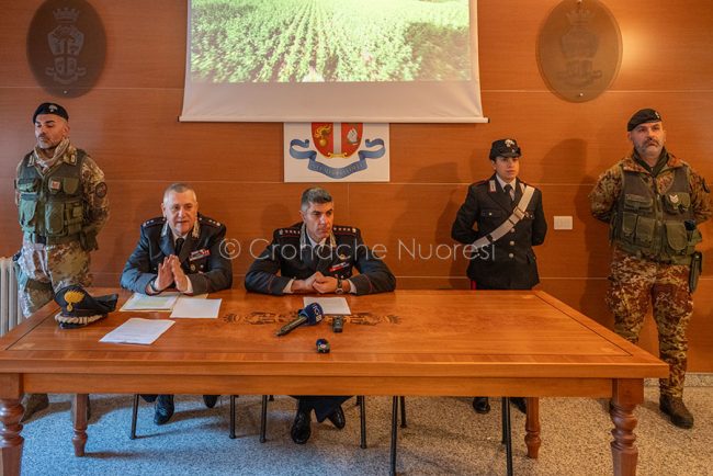 Un momento della conferennza stampa dei Carabinieri (foto S.Novellu)