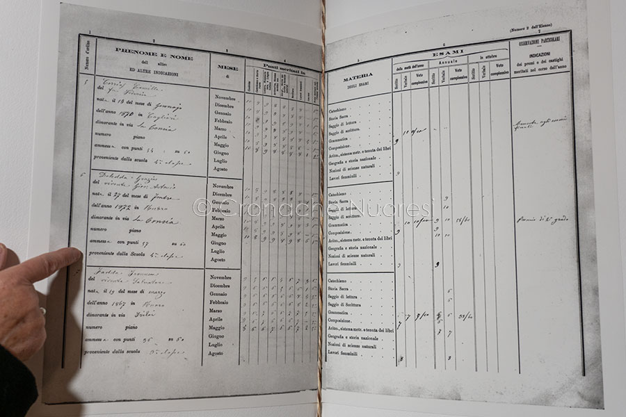 La giovane Grazia tra i banchi del Podda: l’omaggio scolastico per il Presidente