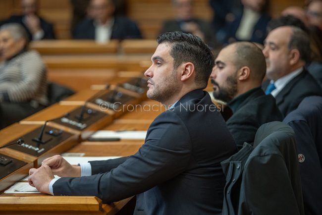 I consiglieri provinciali Saiu, Corda e Fresu (foto S.Novellu)