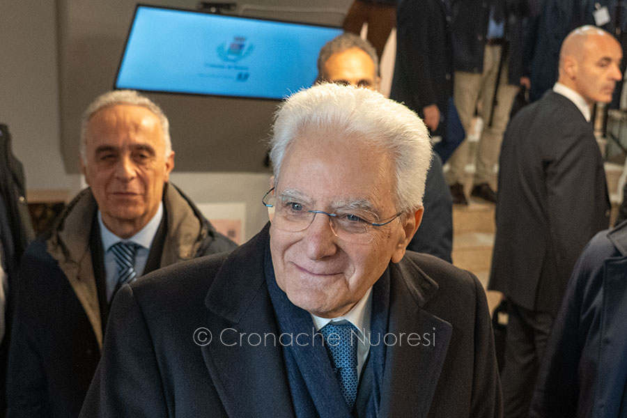 Mattarella a Nuoro: “Ho riletto la Deledda quest’estate estate… pura emozione”