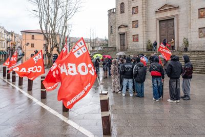 La manifestazione dei COBAS a Nuoro (foto S.Novellu)