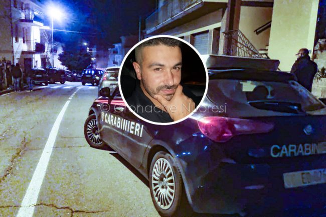 La scena dell'omicidio e, nel riquadro, Tonino Pireddu