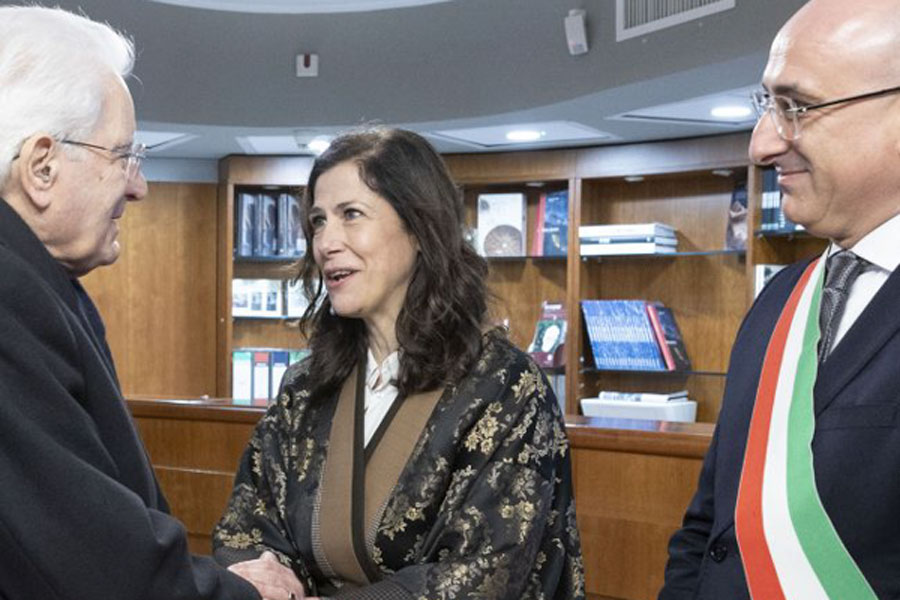 Sergio Mattarella a Nuoro: l’abbraccio della città al Presidente per l’anno Deleddiano