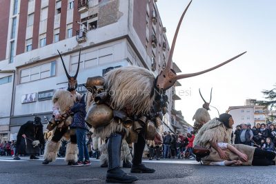 Nuoro. Carnevale delle maschere barbaricine, Boes e Merdules (foto S.Novellu)