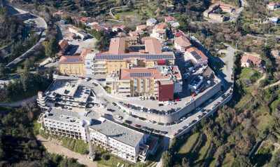 Veduta aerea dell'ospedale di Lanusei
