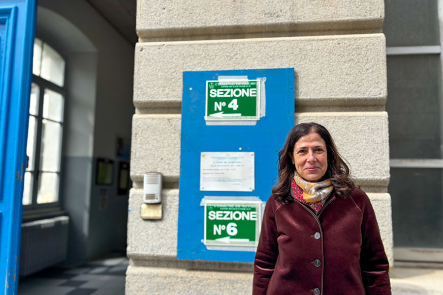 Referendum giustizia: Alessandra Todde vota a Nuoro: Il voto è il fondamento della democrazia”