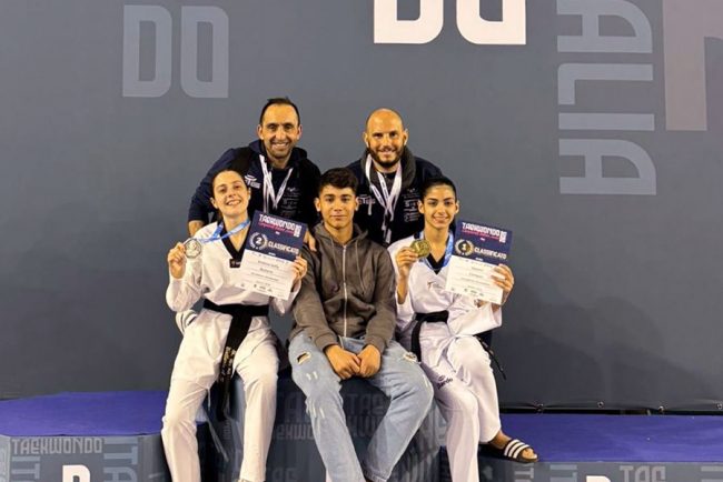Noemi Carboni e Andrea Sofia Ballarin (Associazione Accademia Tkd Baronia)