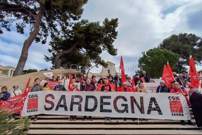 Cagliari, manifestazione per la Sanita' (foto P.Camedda)