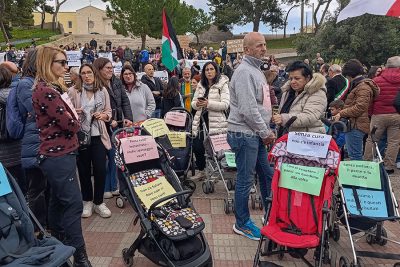 Cagliari, manifestazione per la Sanita' (foto P.Camedda)