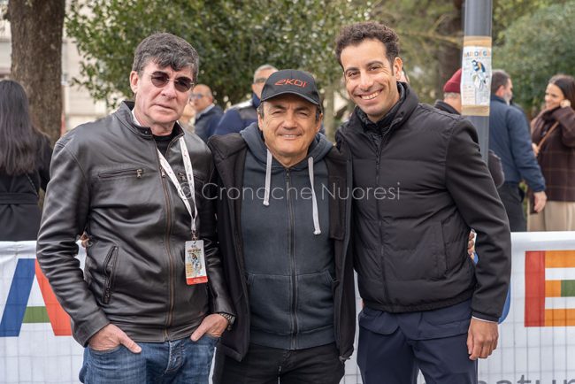 Claudio Chiappucci, Gianni Bugno e Fabio Aru (foto S.Novellu)