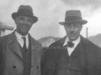 Elia Sanna col cugino Salvatore Mannironi