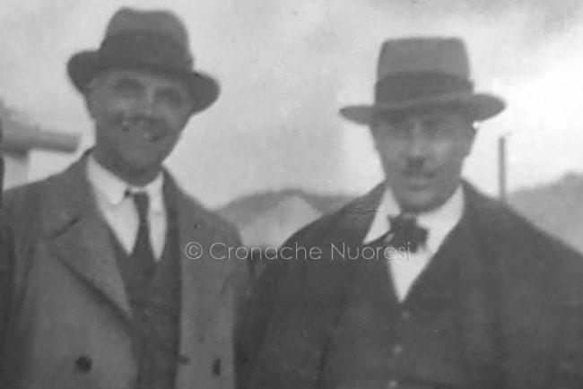 Elia Sanna col cugino Salvatore Mannironi