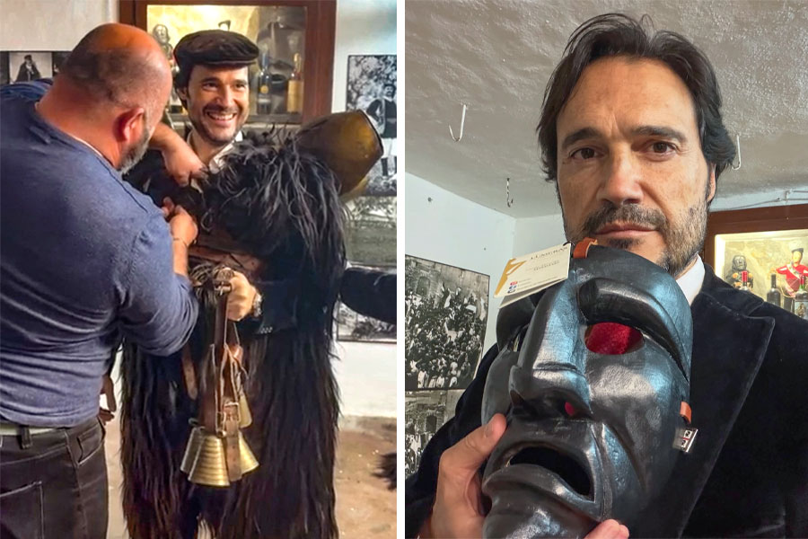 Francesco Demuro “Mamuthone ad Honorem”: «È l’Investitura della mia Sardità»