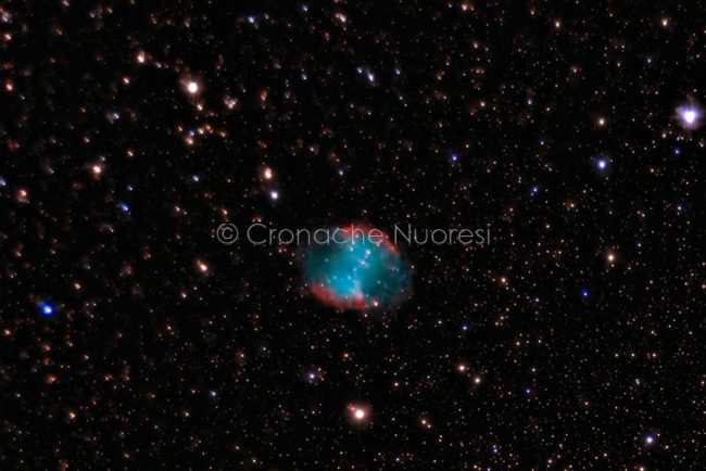 La nebulosa Laguna (foto Ass.Astronomica Nuorese)