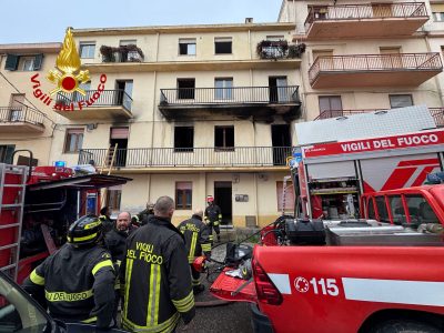 L'intervento dei VVF